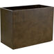 Leilani Antique Bronze Outdoor Planter